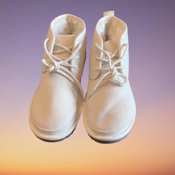 UGG Neumel Natural Hemp Cream Canvas Chukka Ankle Boot - Picture 7 of 8